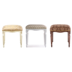 Банкетка Woodville Беттино белый, бежевый, ножки белые