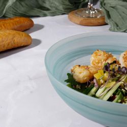 Салатник 700 мл d 18 см h7 см   матовое стекло P.L. Proff Cuisine [6]