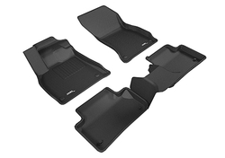Коврики салона Audi Q5 2017- Sotra 3D Lux черные. Артикул ST 74-00637