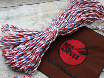 Паракорд 550 триколор (7 жил) RZ Manufacturer PC007 - 1 метр