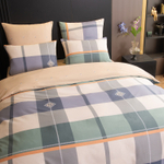 Комплект постельного белья Люкс Сатин 100% хлопок на резинке AR371