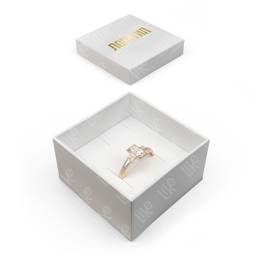 Футляр картонный, серия "Вальс", 60х60х34 мм