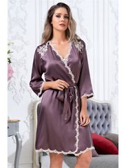 Халат женский MIA-Amore BRIGITTE БРИДЖИТ 3683 СЛИВА