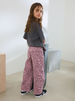 Джинсы широкие для девочки Next E29-136, Розовый, Серый