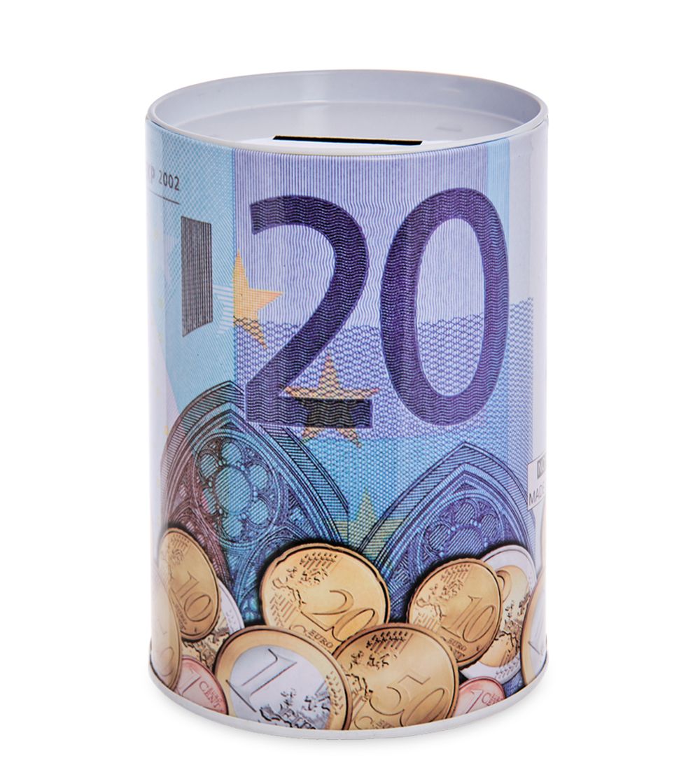 BX-228/4 Металлическая копилка «20 Евро» 15см