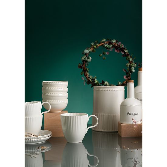 Кружка из фарфора белого цвета из коллекции kitchen spirit, 350 мл