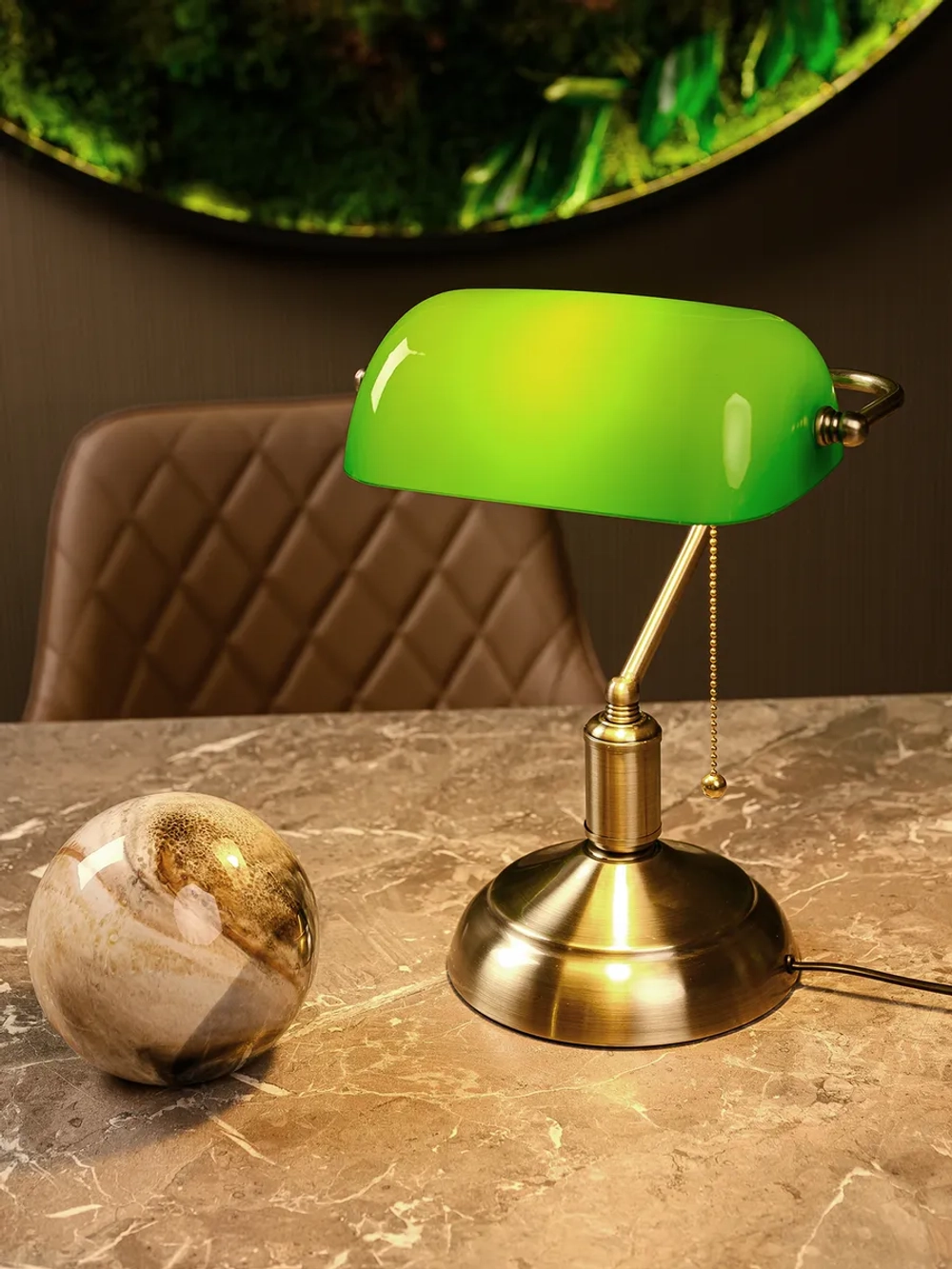 Винтажная лампа настольная ретро