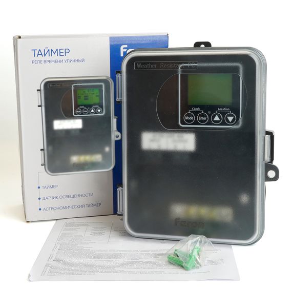 Таймер (реле времени) Feron TM101 13800W двухзонный