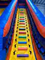 Надувной батут-горка "Супер-волна ST" 12*5*8 м