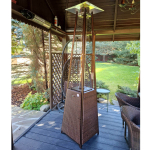 Уличный газовый обогреватель WWT 13I Rotang Brown + Чехол