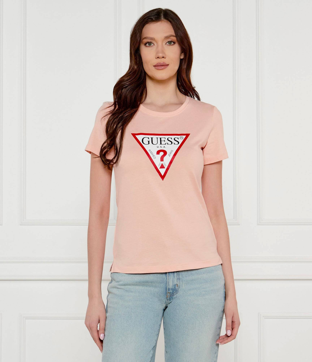 Футболка GUESS - персиковый(W1YI1B I3Z14)