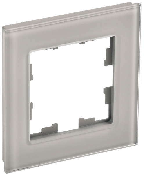 BRITE Рамка 1 -местная РУ-1-2-БрД стекло дымчатый IEK