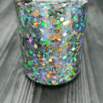 Блестки Глиттеры 2,5 мм. - Серебро голографик универсальные для творчества, рукоделия, для смолы, дизайна ногтей,  декор...