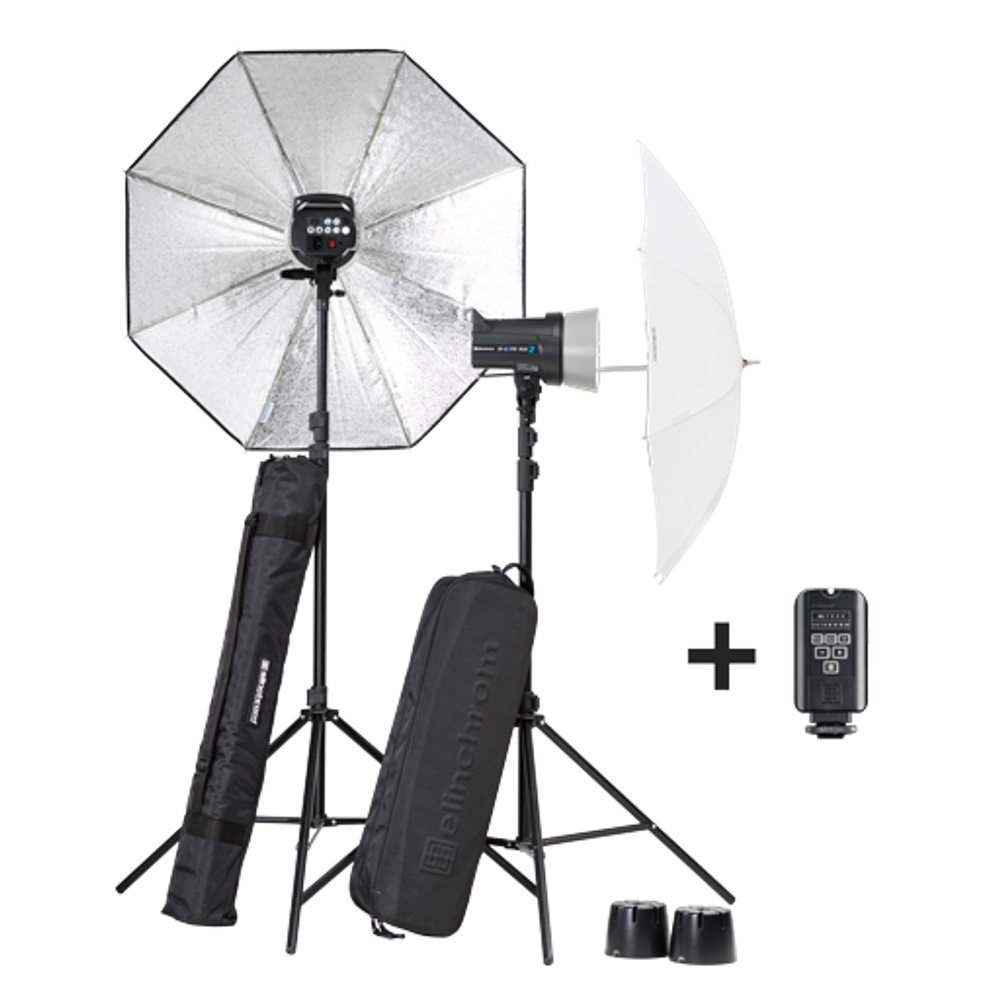 Elinchrom D-Lite RX 2 200/200 Umbrella Kit