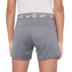 Шорты для девочки теннисные Nike Dri-Fit Trophy 6in Shorts - smoke grey/smoke grey/white