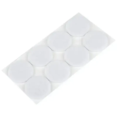 Накладки-протекторы для мебели самоклеящиеся 8шт 35мм, белый