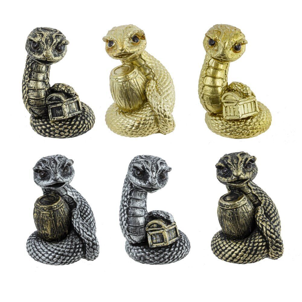 GAEM Фигурка декоративная "Змея", L5 W4 H7 см, 6в.