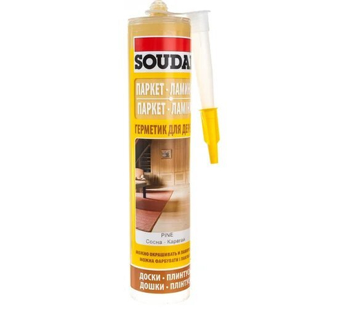 Герметик Соудал 280мл паркетный СОСНА