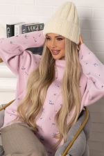 Шапка двухслойная Зимние деньки (айвори) Ш23-4М LT Collection