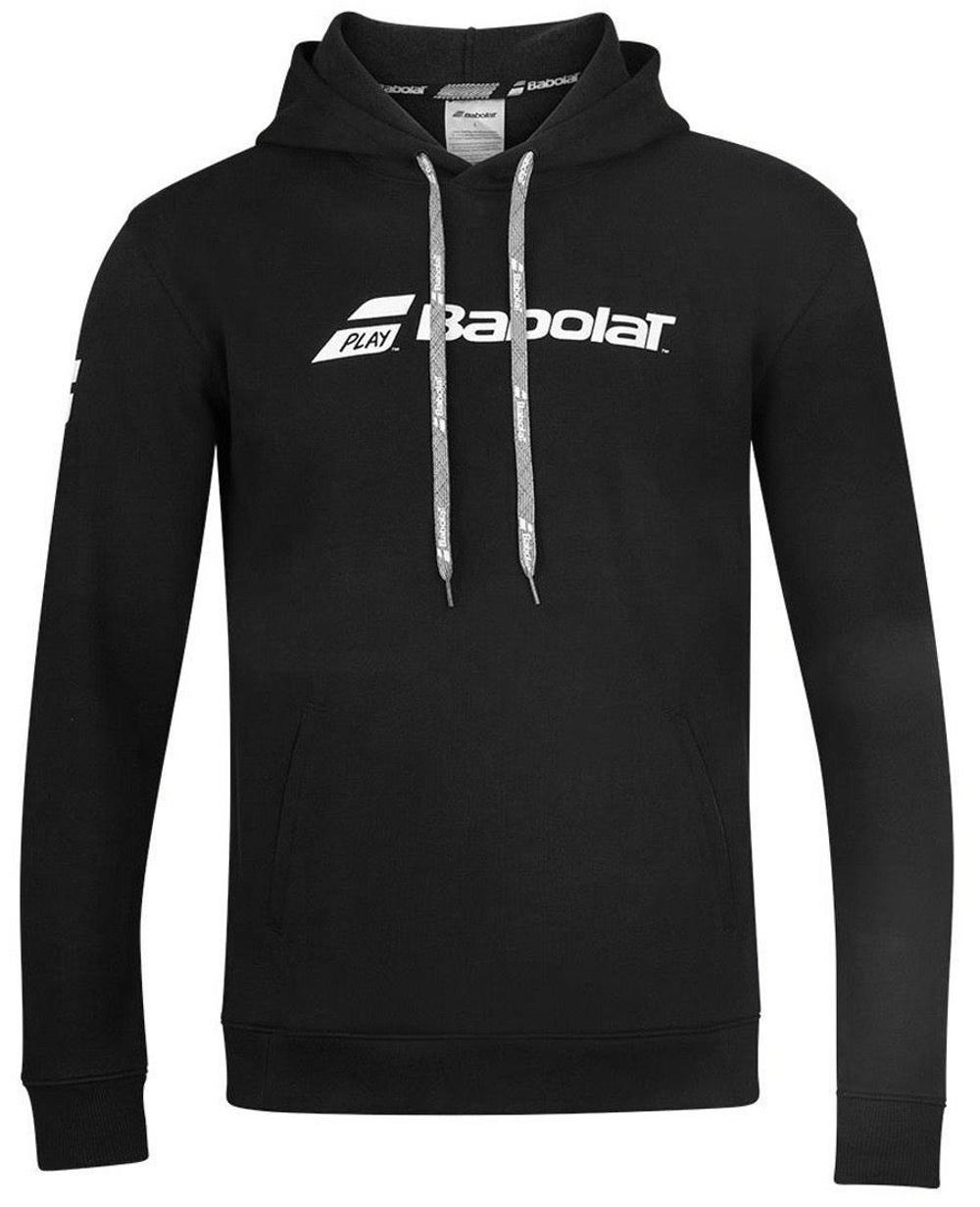 Мужская теннисная кофта Babolat Exercise Hood Sweat Men - черный
