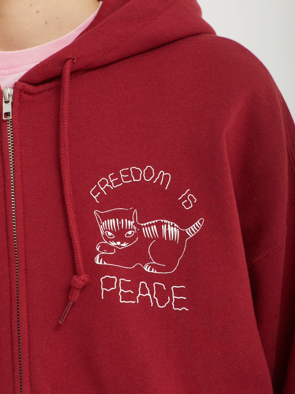 Женская Толстовка Peace Baggy Relaxed