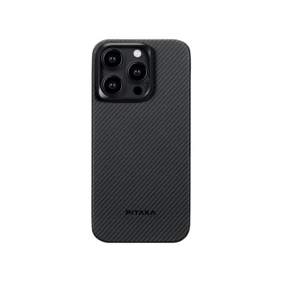 Чехол Pitaka MagEZ Case 4 для iPhone 15 Pro Max Black/Grey Twill 600D