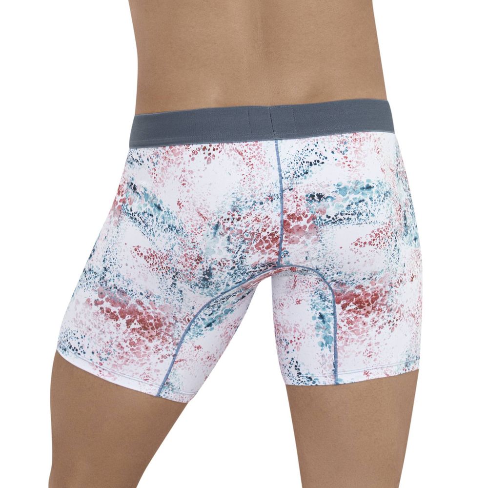 Мужские трусы боксеры удлиненные с принтом Clever SACRED LONG BOXER 113101