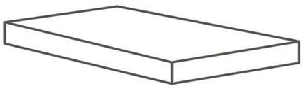 СтупеньSUPREME  Angolo Dx Grad.C.Retta Silver Nat. (75507)