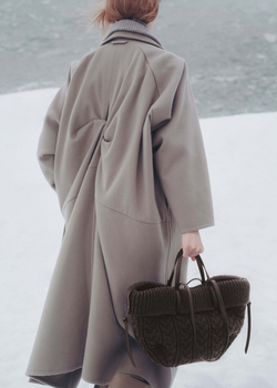 POLENE СУМКА CYME MINI, КОРИЧНЕВЫЙ