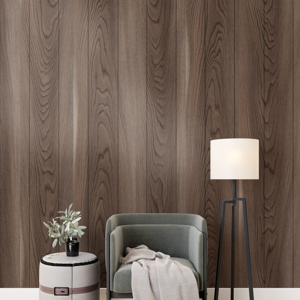 Панель МДФ Stella Classic (Классик), Базис, Орех Бразильский, 2700х200х6 мм