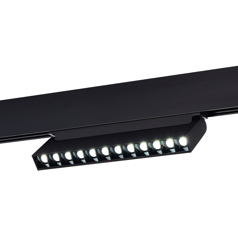 ST372.406.12 Магнитный трековый светильник SMART Черный LED 1*12W 2700K-6500K 1 080Lm Ra90 36° IP20 L225xW22xH110 48V SKYLINE 48