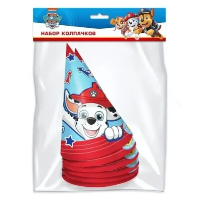 Набор колпачков 6шт «Щенячий патруль»