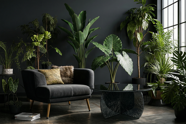 Журнальный стол "Черный бриллиант"