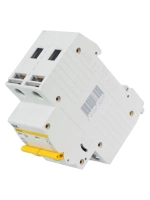 Автоматический выключатель IEK BA47-29 C, 6A, 2P, 400 V