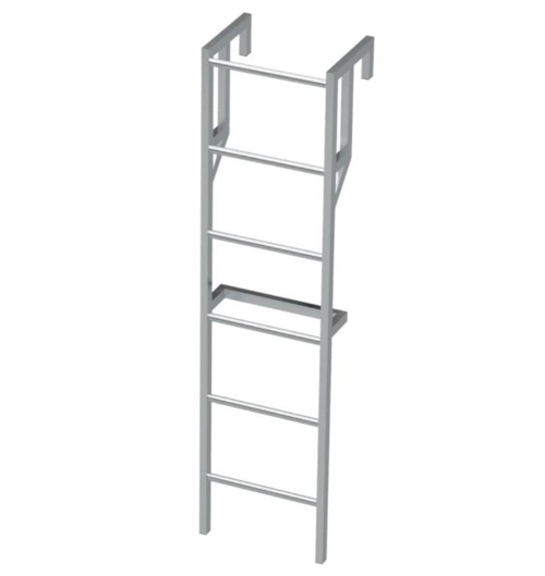Лестница навесная для полувагонов MEGAL ЛНА (Н = 4,0м)