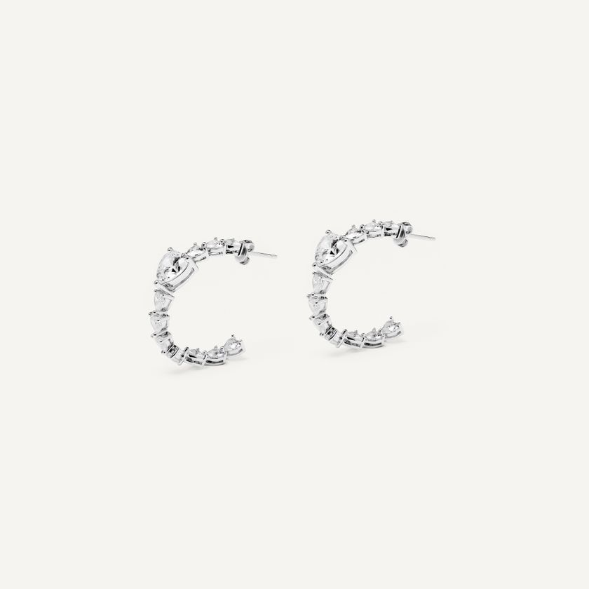 Серьги Кристально Чистое Сердце
