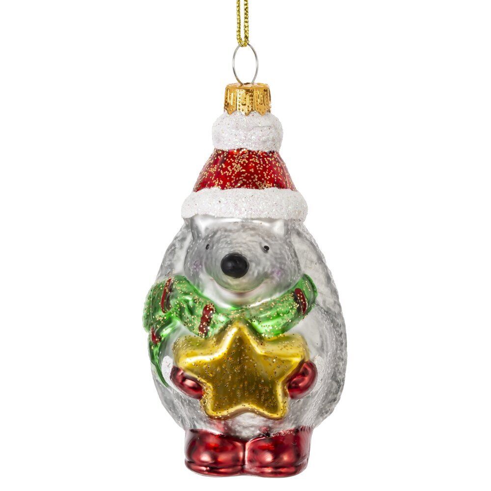 GAEM Украшение новогоднее "Ёжик", L5 W5,5 H10 см