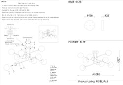 Светильник потолочный Crystal Lux FIDEL PL8 BLACK