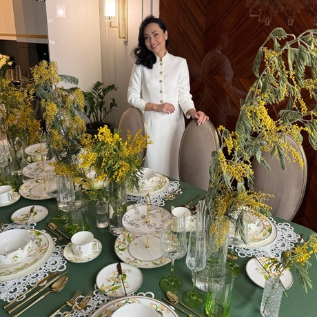 Салатник круглый First Lady Нежность ландыша