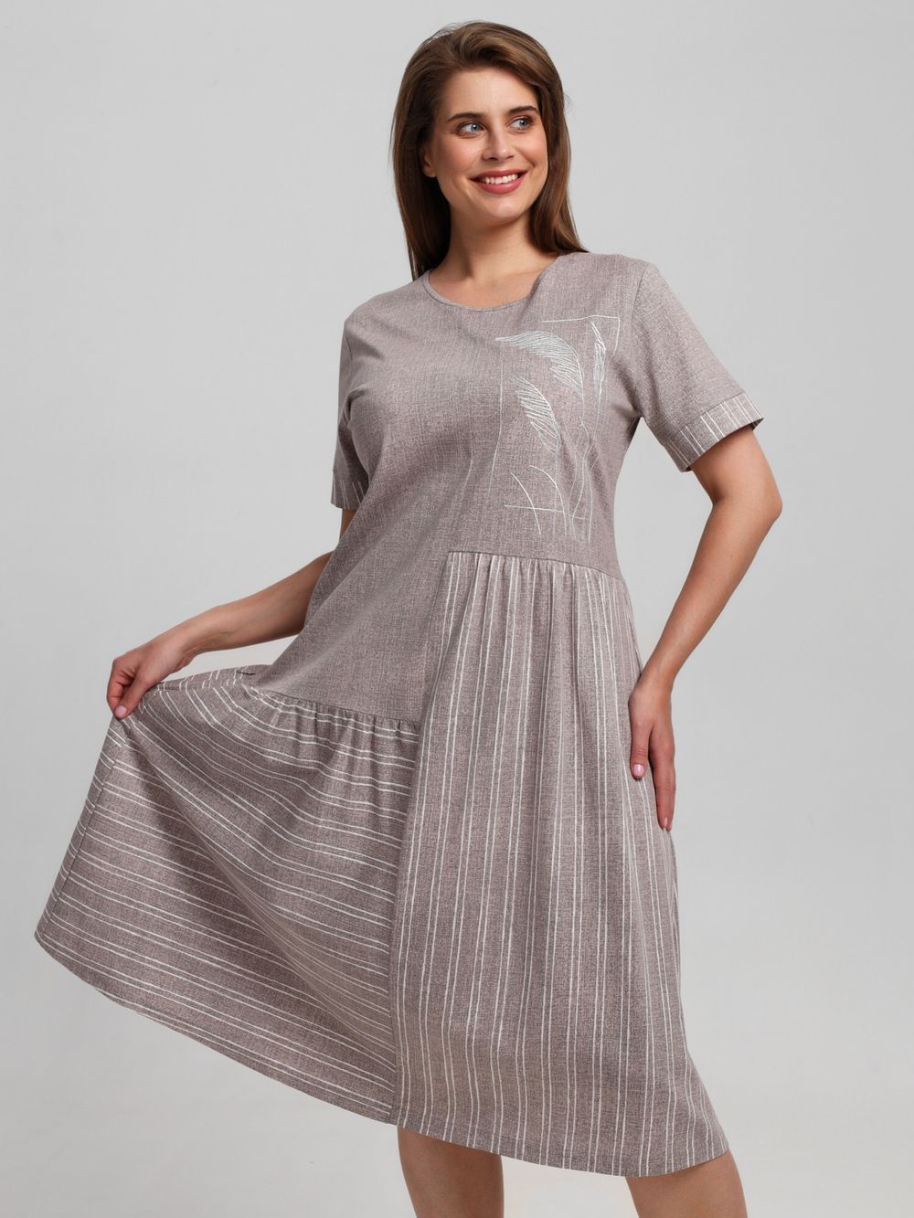 Платье Баронесса-1 Виотекс БЕЖЕВЫЙ