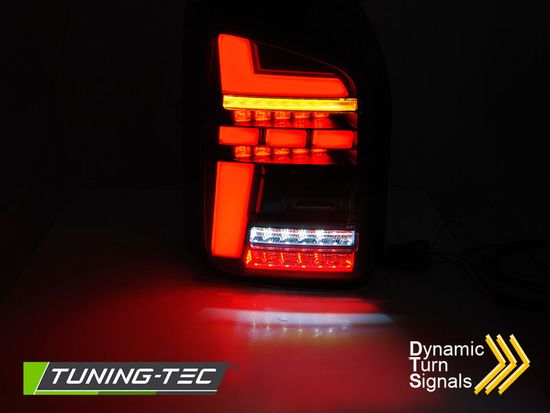 Задние фонари LED BAR BLACK SMOKE SEQ для VW T6/T6.1
