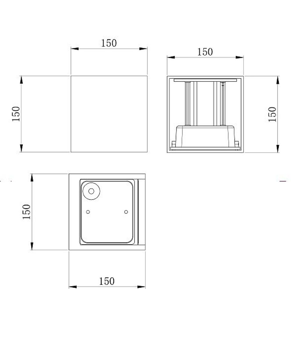 Накладной светильник Maytoni Fulton O572WL-L20B3K