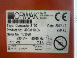 Пресс ORWAK 3110
