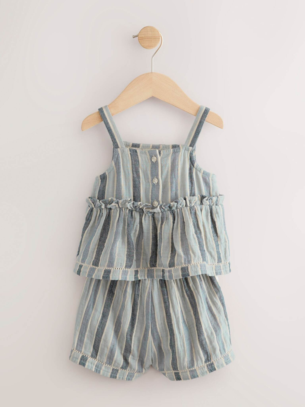 Топ и шорты в комплекте для девочки Next E79-490, Серый