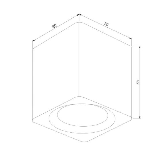 Потолочный светодиодный светильник Elektrostandard Matrix 25051/LED a065287