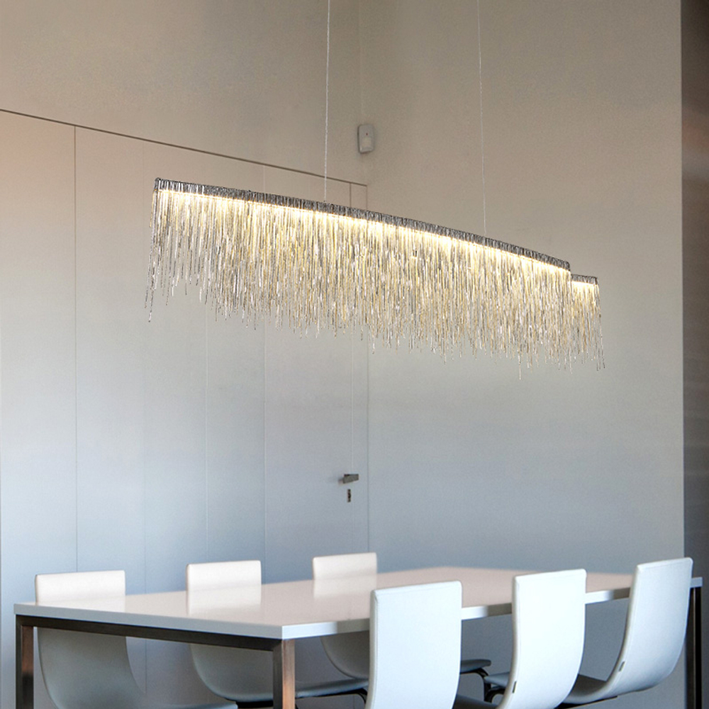 Подвесной дизайнерский светильник Waterfall by Light Room L150 (розовое золото)