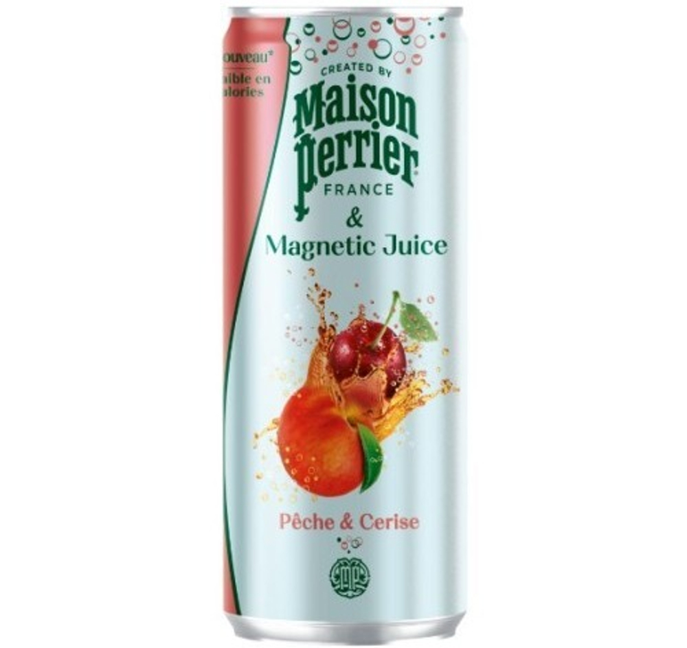 Perrier Maison Peach Cherry, in can 0,25 л.