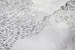 Пододеяльник 145x210 Garda Decor Нувола серый