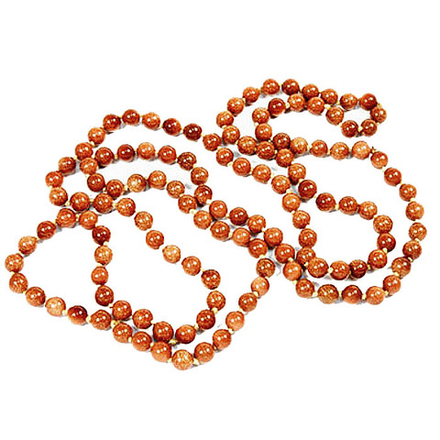 Бусы "Коко" авантюрин коричневый асс.