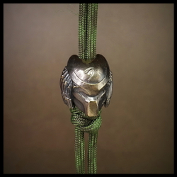 Темлячная бусина "Хищник" для ножей , латунь